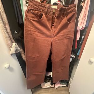 Sezane Le Crop Brown - Size 38